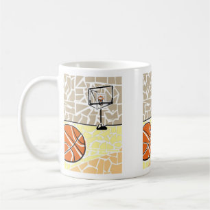 Tasse de café de basket-ball