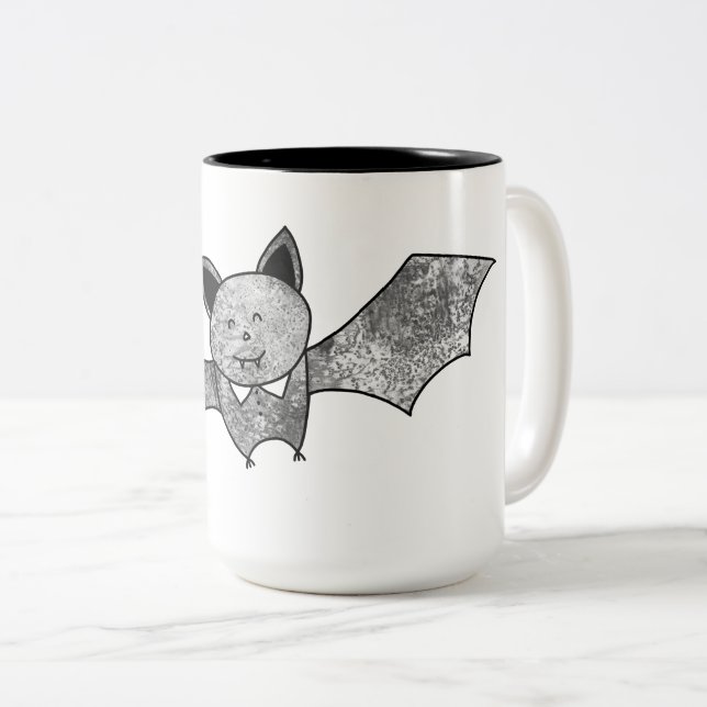 Tasse de café de batte de bande dessinée (Devant droit)