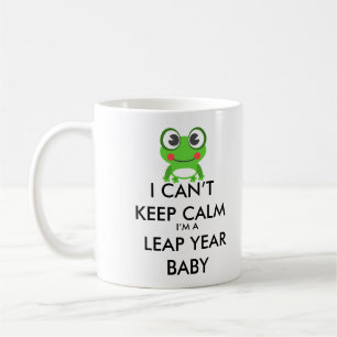 Tasse de café de bébé de jour intercalaire d'an