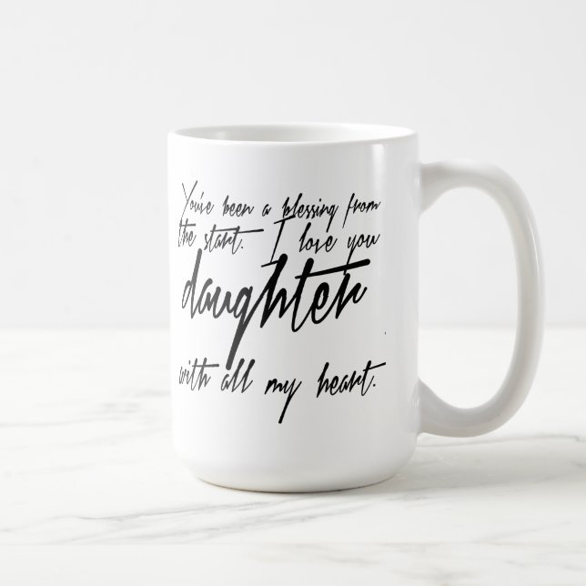 Tasse de café de bénédiction de fille (Droite)