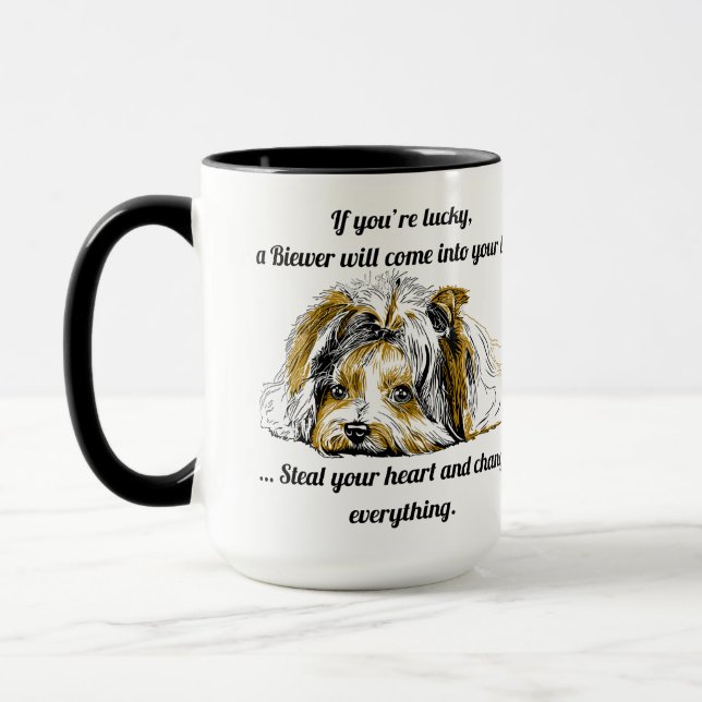 Tasse de café de Biewer Terrier (Gauche)