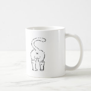 Tasse de café de bout de chat