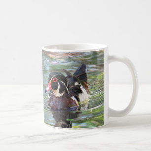 Tasse de café de canard en bois