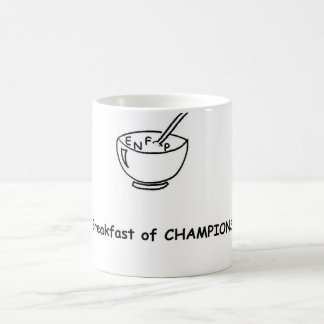 Tasse de café de champion d'ENFP
