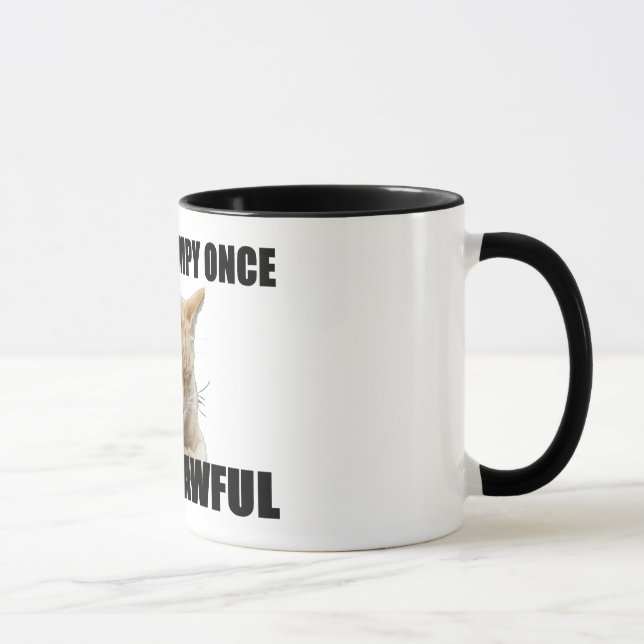 Tasse de café de chat de zen (Droite)