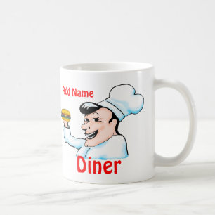 Tasse de café de chef d'amusement