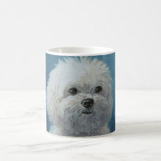 Tasse de café de chien maltais