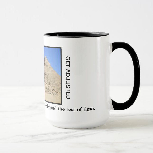 Tasse de café de chiropractie - grandes pyramides (Droite)