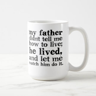 Tasse de café de citation de père