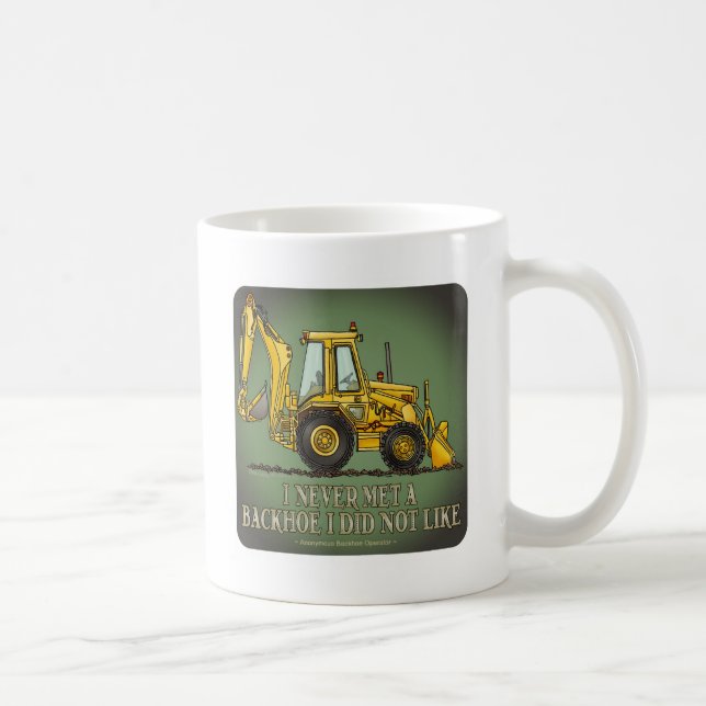 Tasse de café de citation d'opérateur de pelle (Droite)