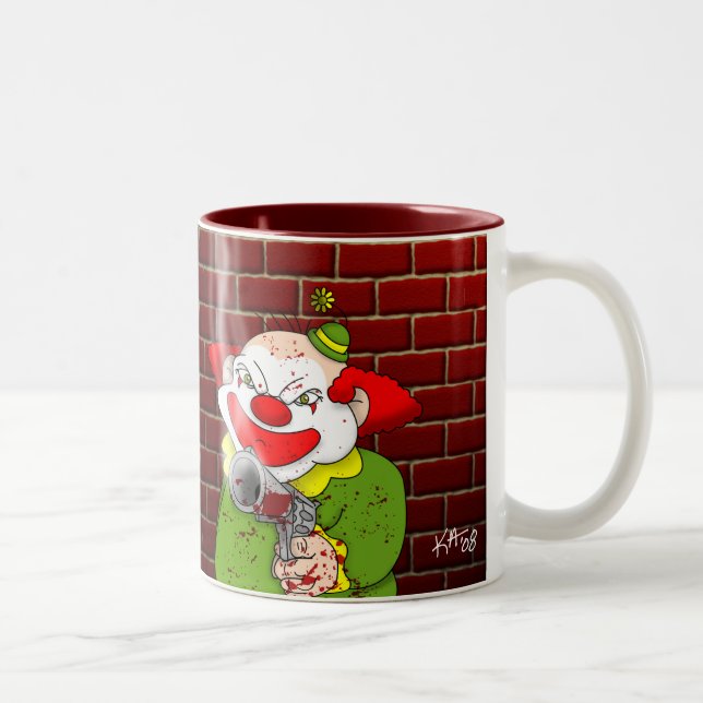 Tasse de café de clown de tueur (Droit)