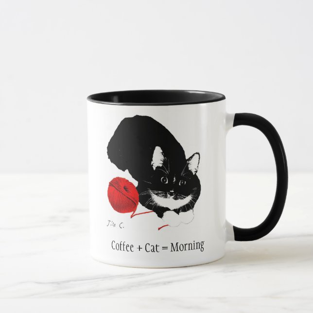 Tasse de café de collection de Meowu (Tuxey) (Droite)