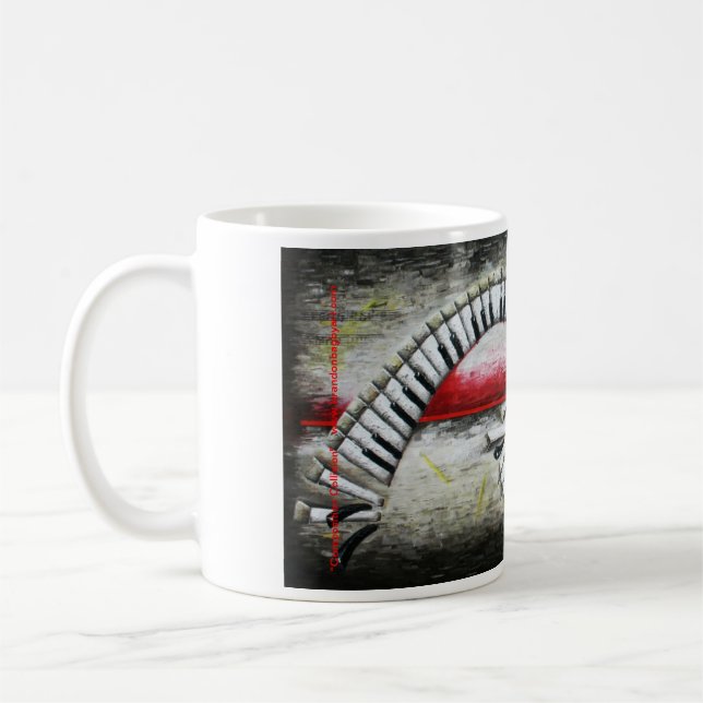 Tasse de café de collision de composition (Gauche)