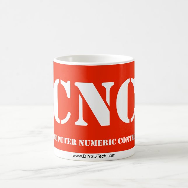 Tasse de café de commande numérique par ordinateur (Centre)