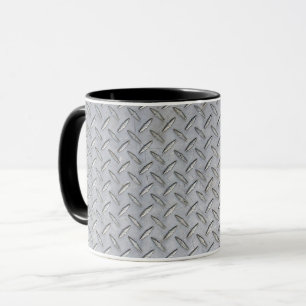 Tasse de café de conception de plat de diamant