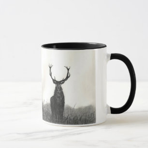 Tasse de café de contraste d'animaux sauvages