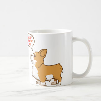 Tasse de café de corgi de "heureuse
