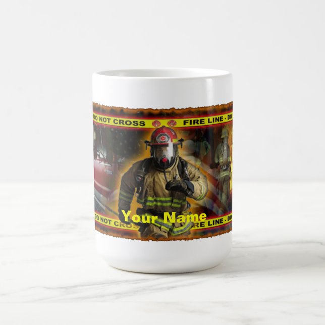 Tasse de café de corps de sapeurs-pompiers (Centre)