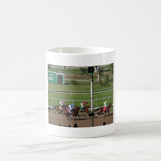 Tasse de café de course de cheval (Centre)