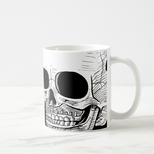 Tasse de café de crâne (Droite)