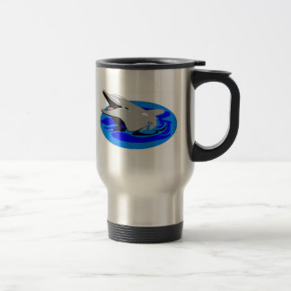 Tasse de café de dauphin - acier inoxydable