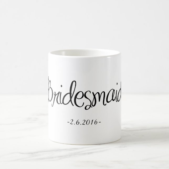 Tasse de café de demoiselle d'honneur (Centre)
