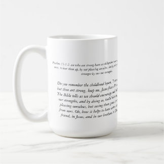 Tasse de café de dévotion d'amitié