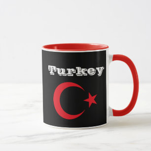 Tasse de café de drapeau de la Turquie/Türkiye