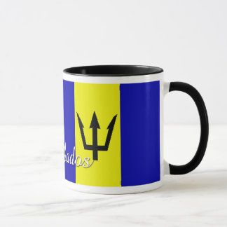 Tasse de café de drapeau des Barbade
