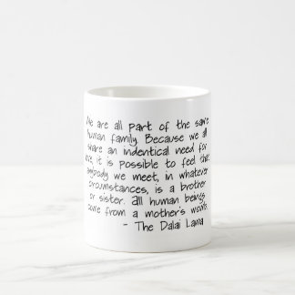 Tasse de café "de famille humaine"