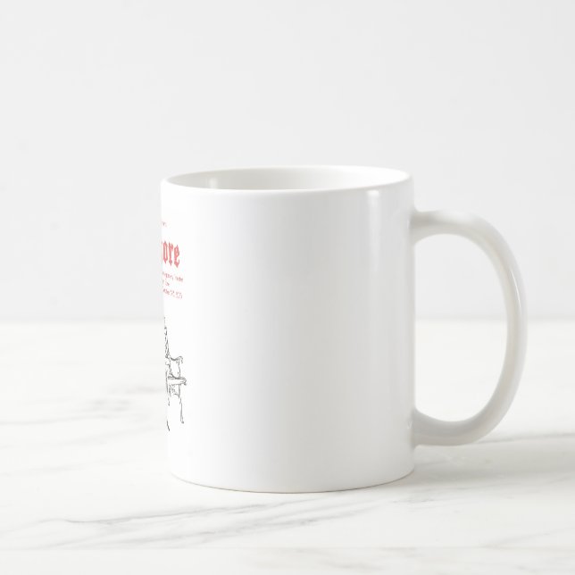 Tasse de café de fonte de Ruddigore (Droite)
