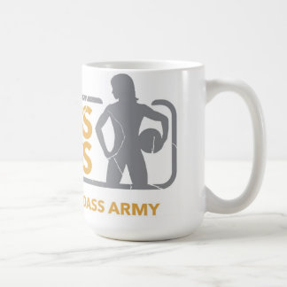 Tasse de café de forme physique de Badass