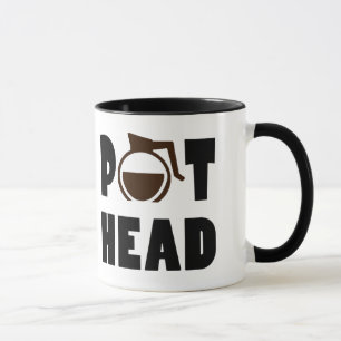 Tasse de café de fumeur de marijuana