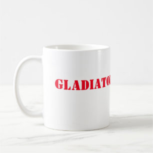 Tasse de café de gladiateur de scandale