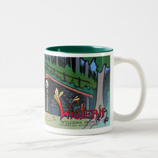 Tasse de café de glycines (Droit)