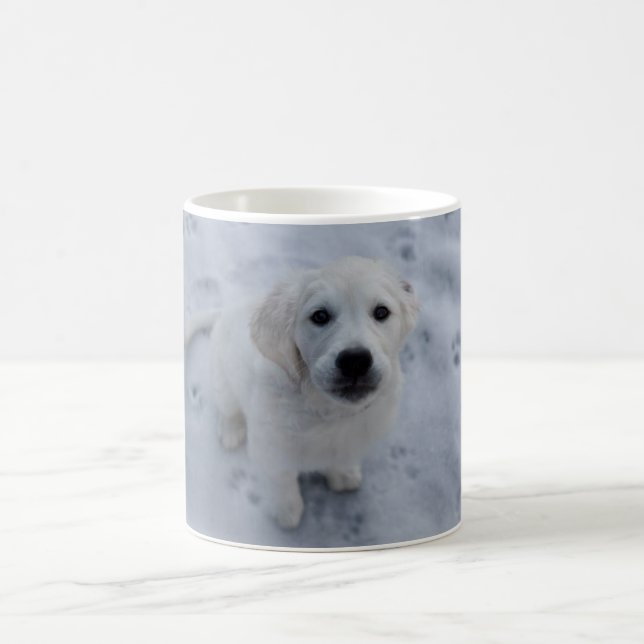 Tasse de café de golden retriever (Centre)