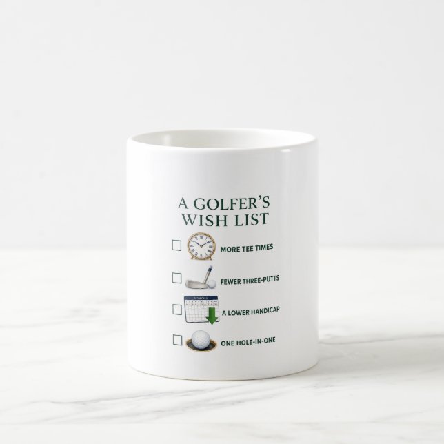 Tasse de café de golf Humour de golfeur Cadeau Cit (Centre)