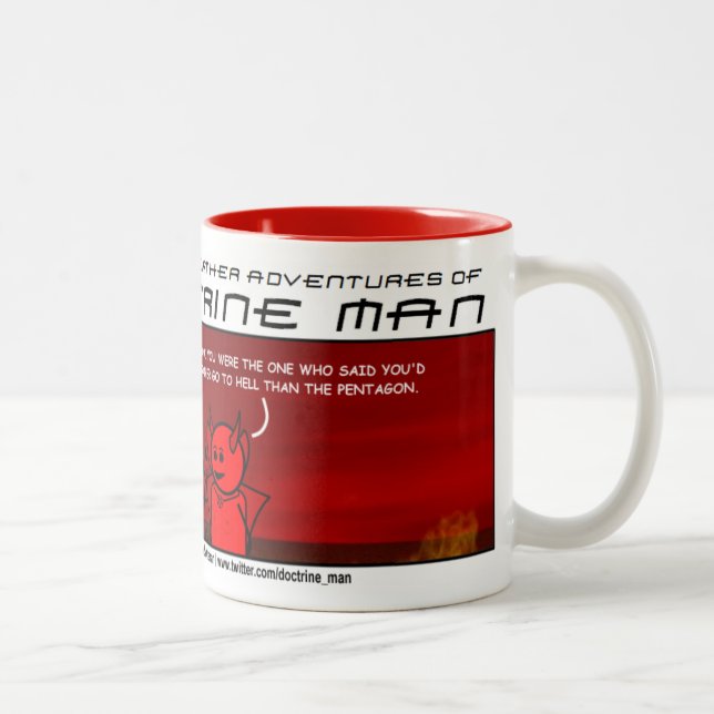 Tasse de café de "grand Satan" d'homme de doctrine (Droit)