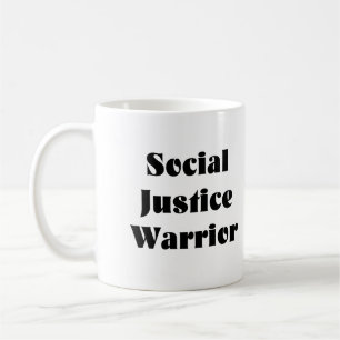 Tasse de café de guerrier de justice sociale