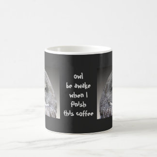 Tasse de café de hibou