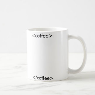 Tasse de café de HTML