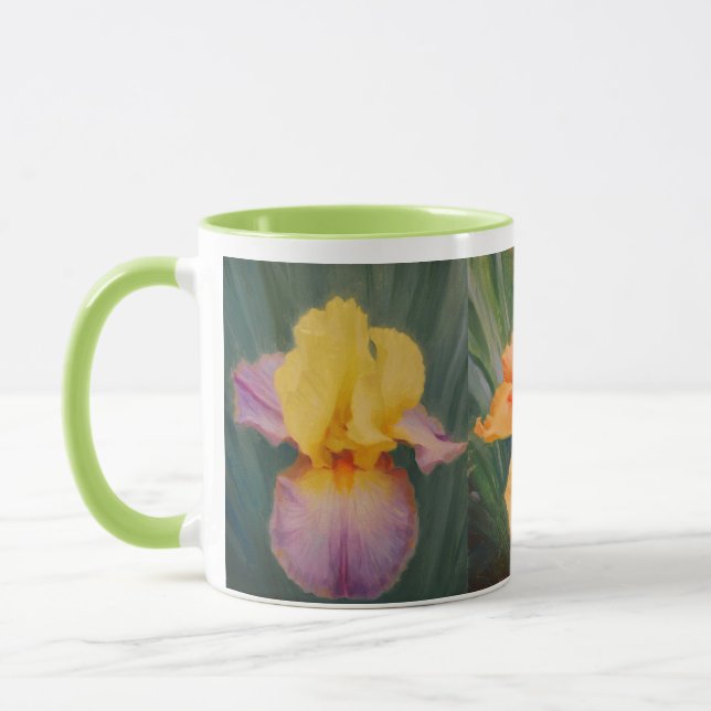Tasse de café de jardin d'iris (Gauche)