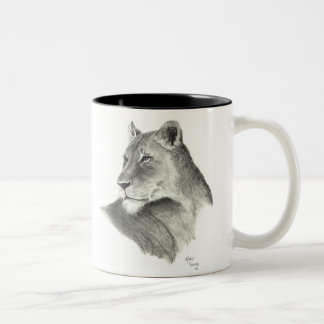 Tasse de café de la fierté du lion