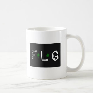 Tasse de café de la hampe de drapeaux FLG