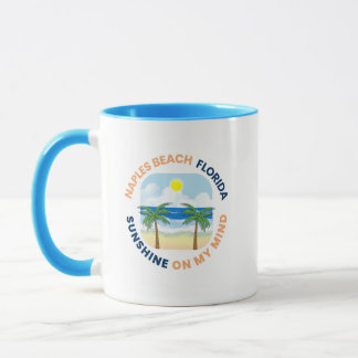 Tasse de café de la plage de Naples Floride