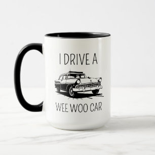 Tasse de café de la police drôle, Cadeau de polici