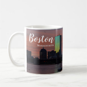 Tasse de café de la skyline de Boston Massachusett