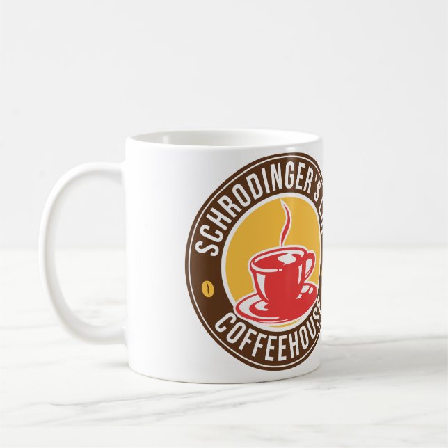 Tasse de café de la tasse de Schrodinger (Gauche)