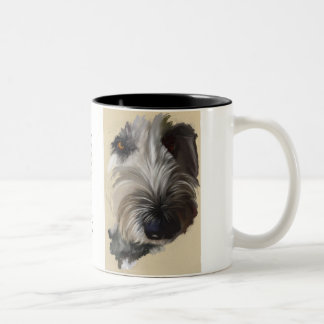 Tasse de café de Labradoodle - art original