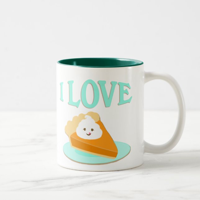 Tasse de café de l'amant de tarte de citrouille (Droit)